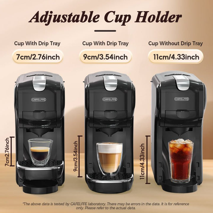 CAFELFFE 3 - in - 1 Hot & Cold Espresso Brewing Machine: 19Bar Pressure, Customizable Cup Sizes, All - in - One Extraction for Global Coffee Lovers - MK611 - Tenko Co., Ltd.