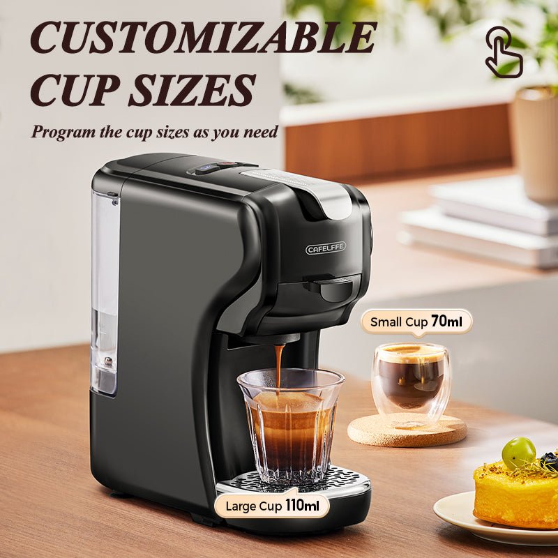 CAFELFFE 3 - in - 1 Hot & Cold Espresso Brewing Machine: 19Bar Pressure, Customizable Cup Sizes, All - in - One Extraction for Global Coffee Lovers - MK611 - Tenko Co., Ltd.