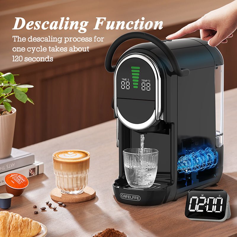 CAFELFFE 4 - in - 1 Capsule Coffee Machine: Customizable Extraction, Large Cup Capacity, Hot/Cold Modes for Global Coffee Enthusiasts - MK609S - Tenko Co., Ltd.