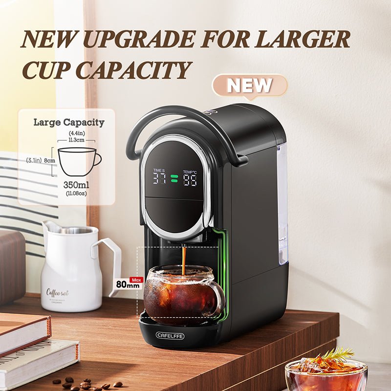CAFELFFE 4 - in - 1 Capsule Coffee Machine: Customizable Extraction, Large Cup Capacity, Hot/Cold Modes for Global Coffee Enthusiasts - MK609S - Tenko Co., Ltd.