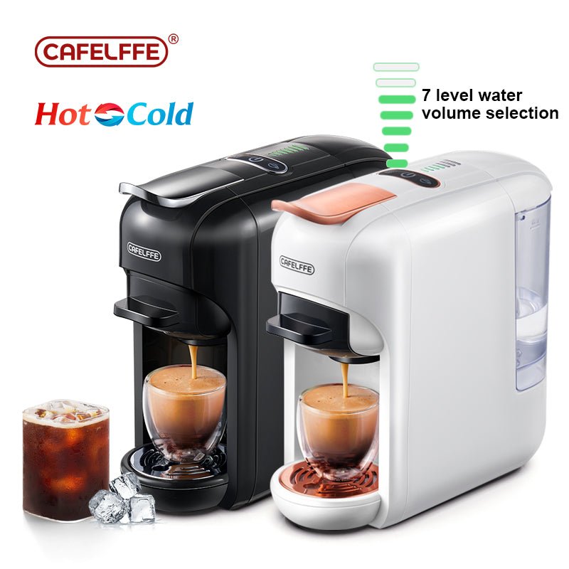 CAFELFFE MK 606 - in - 1 Hot & Cold Capsule Espresso Machine: 19Bar Pressure, 7 - Level Water Volume - Tenko Co., Ltd.