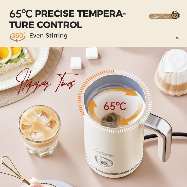 CAFELFFE MK202 - in - 1 Multi - Function Hot and Cold Milk Frother: Precise Temperature Control, Large Capacity, Easy - Clean for Global Coffee Enthusiasts - Tenko Co., Ltd.