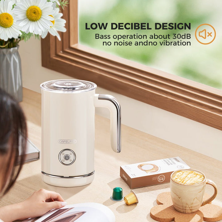 CAFELFFE MK202 - in - 1 Multi - Function Hot and Cold Milk Frother: Precise Temperature Control, Large Capacity, Easy - Clean for Global Coffee Enthusiasts - Tenko Co., Ltd.