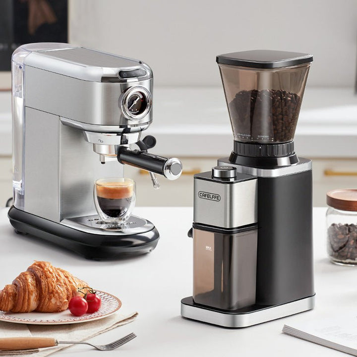 CAFELFFE MK301 Coffee Grinder: 48 - Gear Adjustment, 420 Stainless Steel Core, Anti - Static & Detachable for Even Grinding Worldwide - Tenko Co., Ltd.