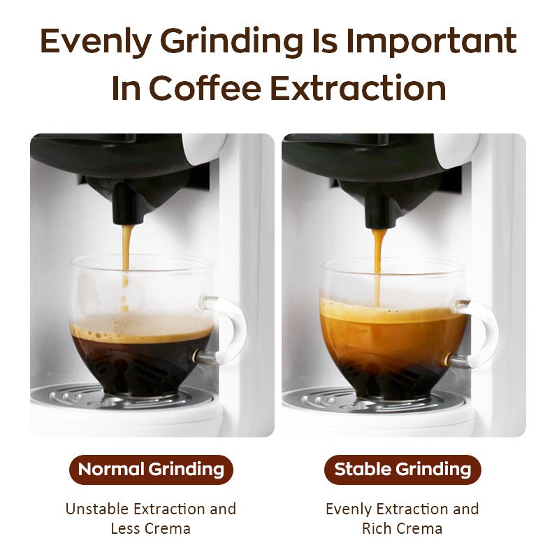 CAFELFFE MK301 Coffee Grinder: 48 - Gear Adjustment, 420 Stainless Steel Core, Anti - Static & Detachable for Even Grinding Worldwide - Tenko Co., Ltd.