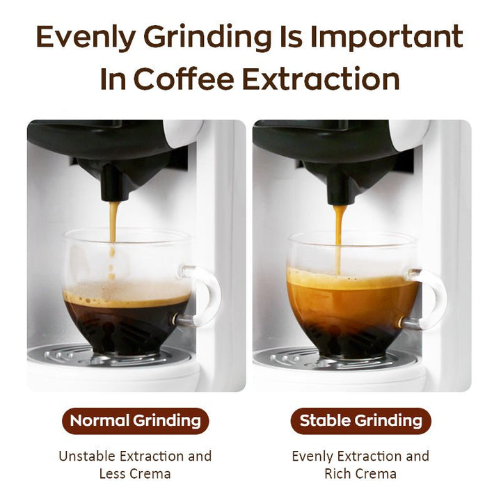 CAFELFFE MK301 Coffee Grinder: 48 - Gear Adjustment, 420 Stainless Steel Core, Anti - Static & Detachable for Even Grinding Worldwide - Tenko Co., Ltd.