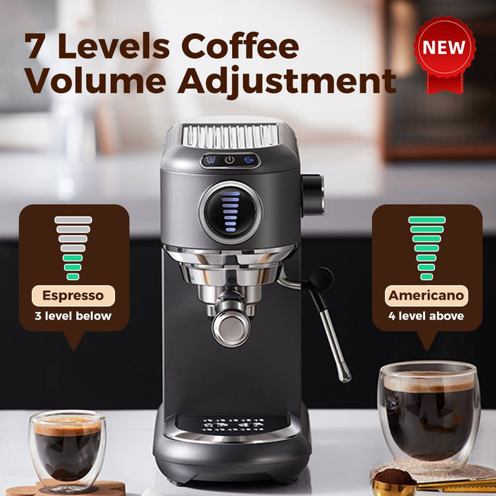 CAFELFFE MK601F 4in1 Multi - Capsule Espresso Maker: 19 Bar Pressure, PID Temp Control, Hot & Cold Brew, Compatible with Nespresso, Dolce Gusto & More - Tenko Co., Ltd.