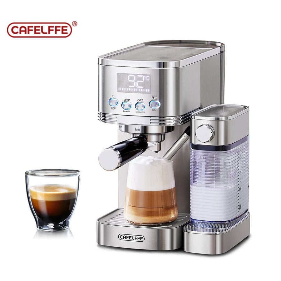 CAFELFFE MK801 Automatic Espresso Machine: 20 - Bar Pressure, 3 - Level Temp Control, 0.7L Milk Box, Multi - Flavor Coffee Maker for Global Users - Tenko Co., Ltd.