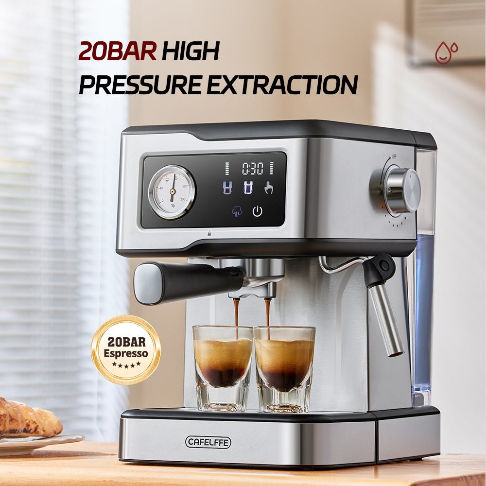 CAFELFFE MK901 Espresso Machine: 20 - Bar Pressure, PID Temperature Control, Smart Touch Panel, Volumetric Control for Global Coffee Lovers - Tenko Co., Ltd.