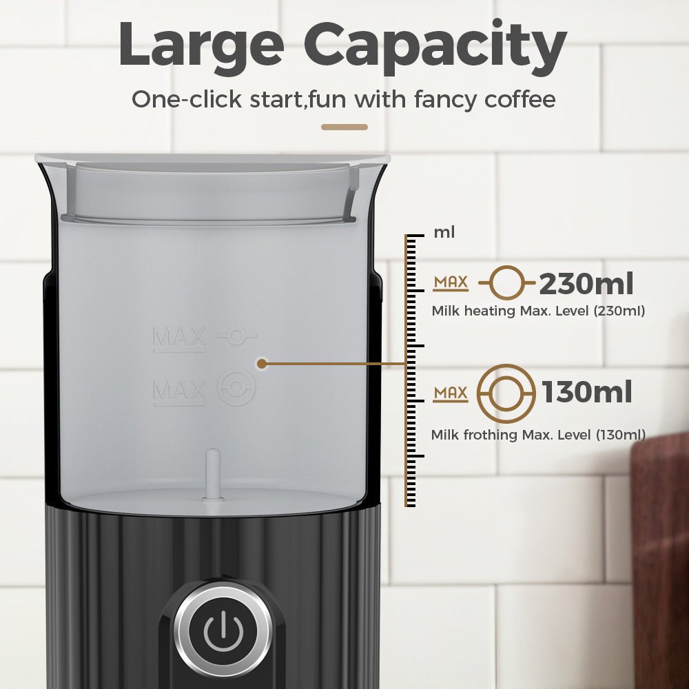 CAFELFFE Multi - functional Milk Frother: Hot & Cold Frothing, Large Capacity, Easy - Clean for Global Coffee Lovers - MK201 - Tenko Co., Ltd.