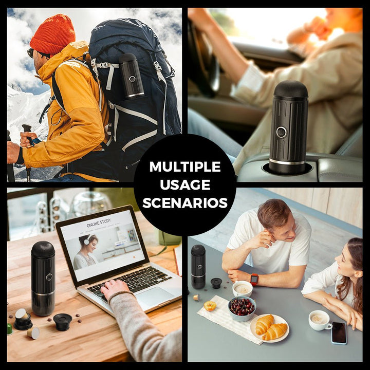 CAFELFFE Portable Espresso Maker: 19Bar High - Pressure, 2 - in - 1 Compatibility for Worldwide Coffee Lovers - MK502 - Tenko Co., Ltd.