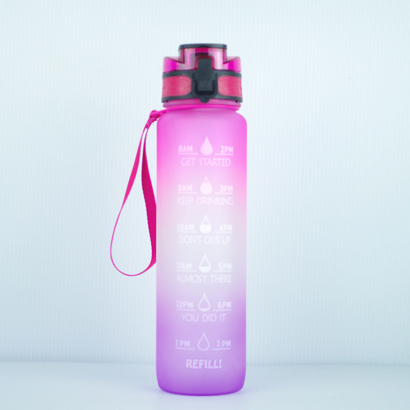 Transparent Flask Water Bottle 1000ml Bottled Kawaii Bottle Bpa Free Infuser Plastic Milk Sports Clear Water Bottle Kawaii Cup Tenko Store