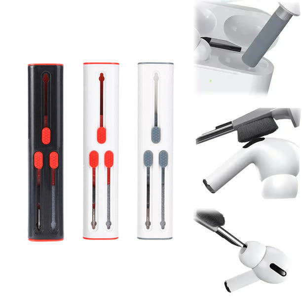 New Screen Cleaner Kit For Airpods Pro 3 2 1 Bluetooth Earphones Cleaning Pen Brush Earbuds Case Cleaning Tools For Xiaomi Airdots Cleaner Tenko Store