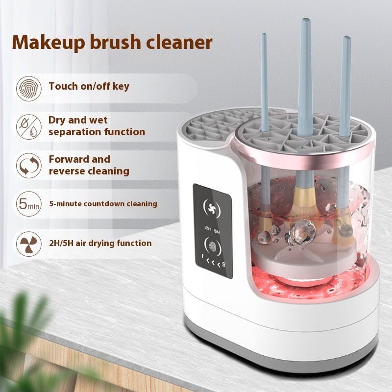 Electric Makeup Brush Cleaner Rechargeable Makeup Brushes Cleaning Tool Automatic Makeup Brush Cleaning Stand Device - Tenko Co., Ltd.