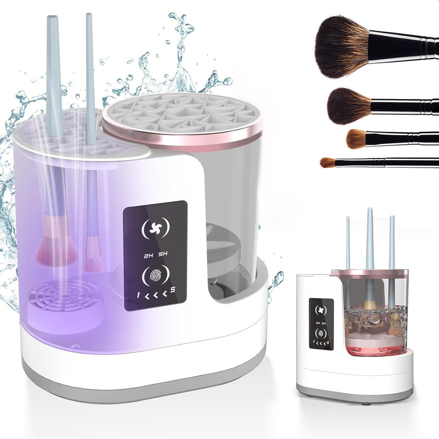 Electric Makeup Brush Cleaner Rechargeable Makeup Brushes Cleaning Tool Automatic Makeup Brush Cleaning Stand Device - Tenko Co., Ltd.