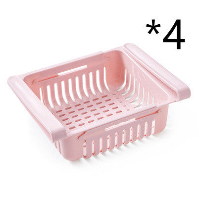 Refrigerator Storage Basket Stretchable Multifunction Kitchen Refrigerator Storage Box Tenko Store