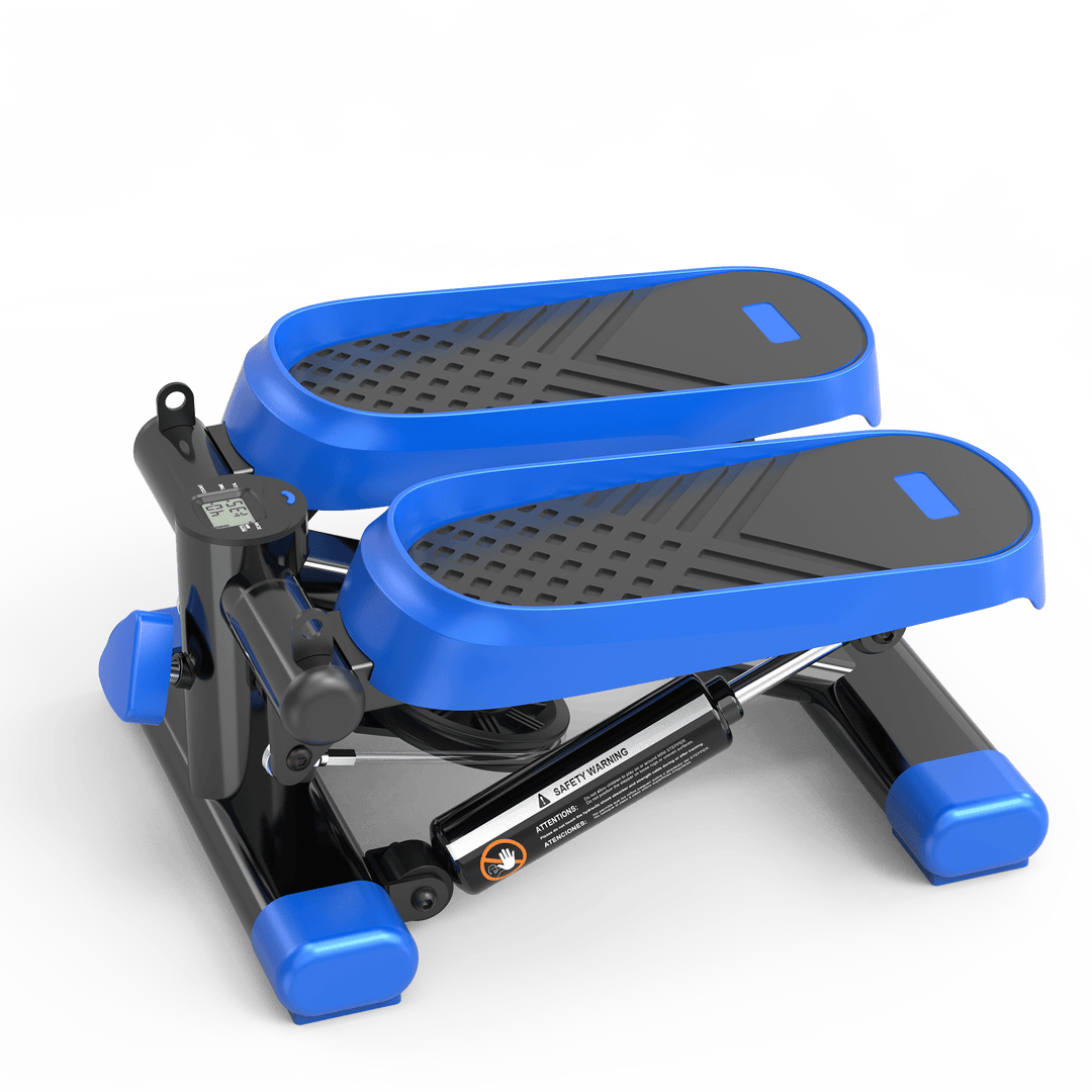 Home Office Exercise 330LBS Capacity Mini Stepper with Resistance Bands and LCD Monitor - Tenko Co., Ltd.