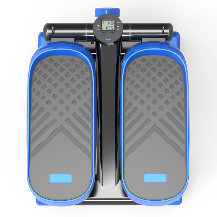 Home Office Exercise 330LBS Capacity Mini Stepper with Resistance Bands and LCD Monitor - Tenko Co., Ltd.