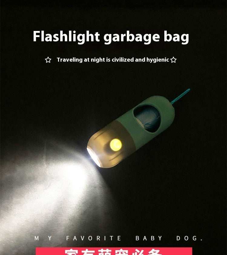 Led Light Pet Waste Bag Dispenser For Dogs Cats Dog Poop Scooper Bags Waste Bags Holder Dispensers Pet Clean Accessories - Tenko Co., Ltd.