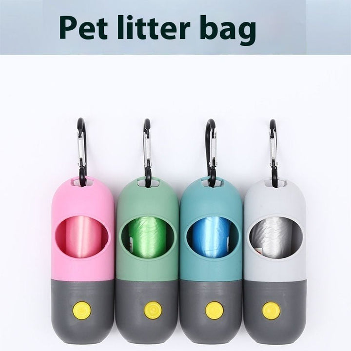 Led Light Pet Waste Bag Dispenser For Dogs Cats Dog Poop Scooper Bags Waste Bags Holder Dispensers Pet Clean Accessories - Tenko Co., Ltd.