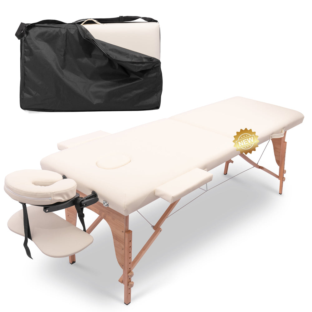 Massage Table Portable Massage Bed Lash Bed with Carrying Case SPA Table Height Adjustable, Salon Bed Face Cradle Bed - Tenko Co., Ltd.