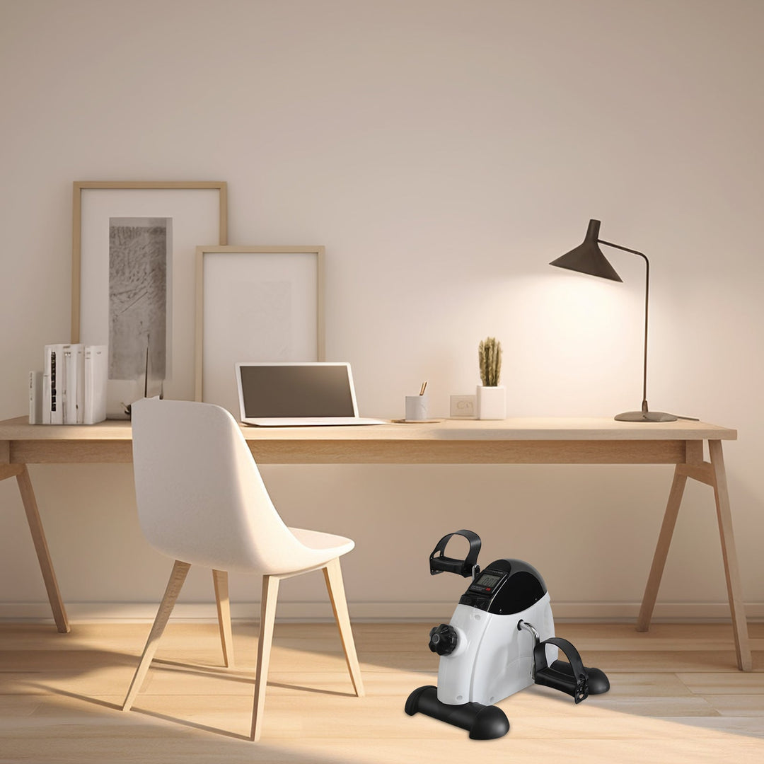 Mini Exercise Bike Rehabilitation training walking machine home rehabilitation maximum weight 120KG with electronic display and instep restraint strap. - Tenko Co., Ltd.