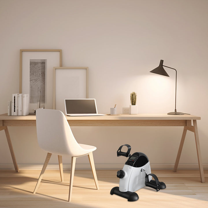 Mini Exercise Bike Rehabilitation training walking machine home rehabilitation maximum weight 120KG with electronic display and instep restraint strap. - Tenko Co., Ltd.