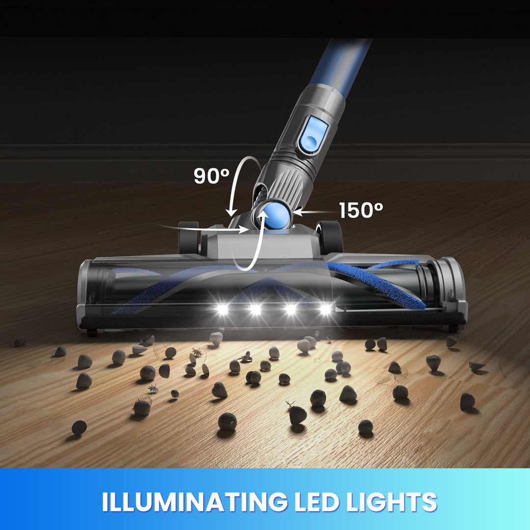 N3K Blue Silver Cordless Vacuum Cleaner - Tenko Co., Ltd.