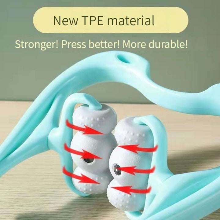 Neck Massager For Pain Relief Deep Tissue 360 Degree Neck Roller With 96 Pressure Point Neckbud Massage Roller For Neck Shoulder Waist Leg Foot Handheld Relaxer Tool - Tenko Co., Ltd.