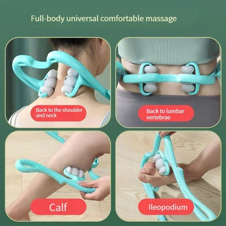 Neck Massager For Pain Relief Deep Tissue 360 Degree Neck Roller With 96 Pressure Point Neckbud Massage Roller For Neck Shoulder Waist Leg Foot Handheld Relaxer Tool - Tenko Co., Ltd.