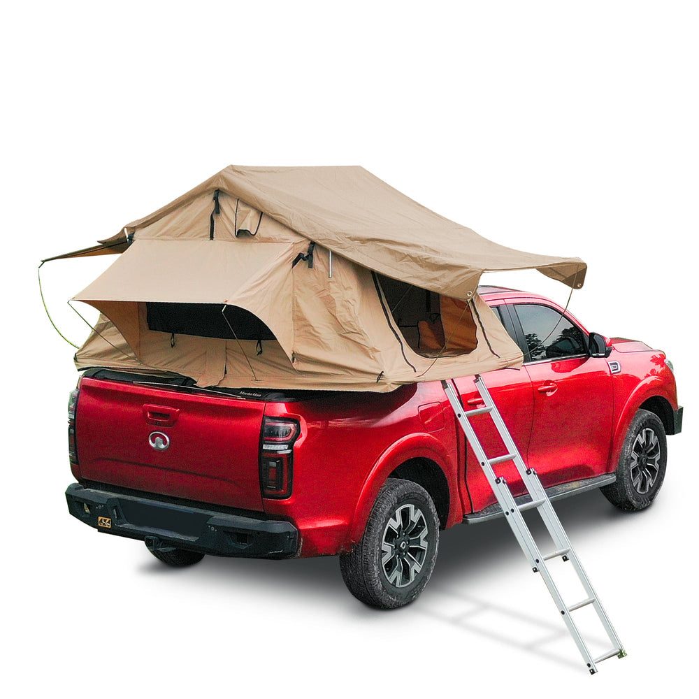 The roof tent with 280TC 2000 waterproof lattice cloth for using as a Camping Necessity A Mobile Home - Tenko Co., Ltd.