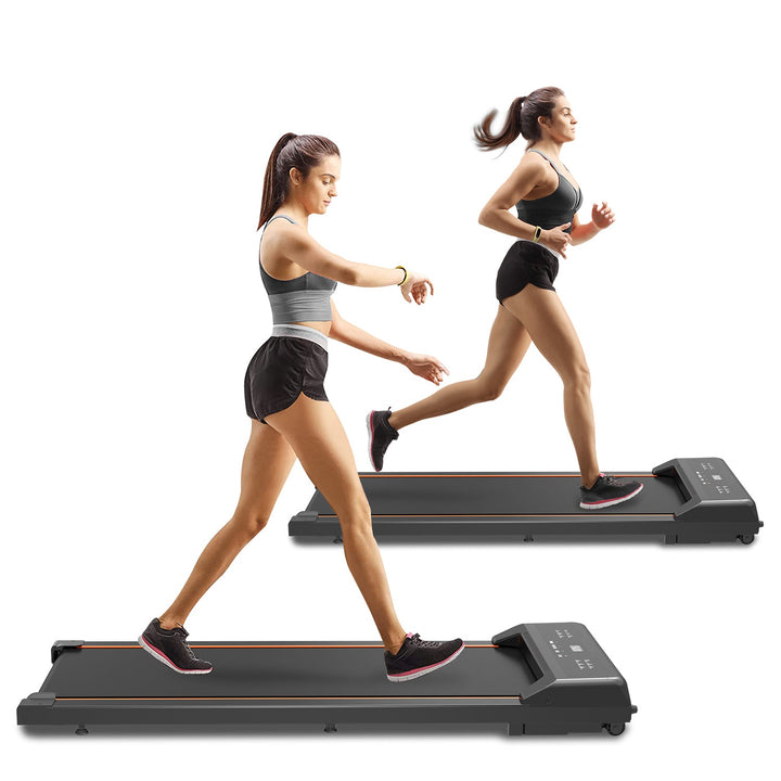 Walking Pad Under Desk Treadmill, LED Display and Remote Control Portable Treadmill for Home and Office, 2.5HP 265LBS - Tenko Co., Ltd.