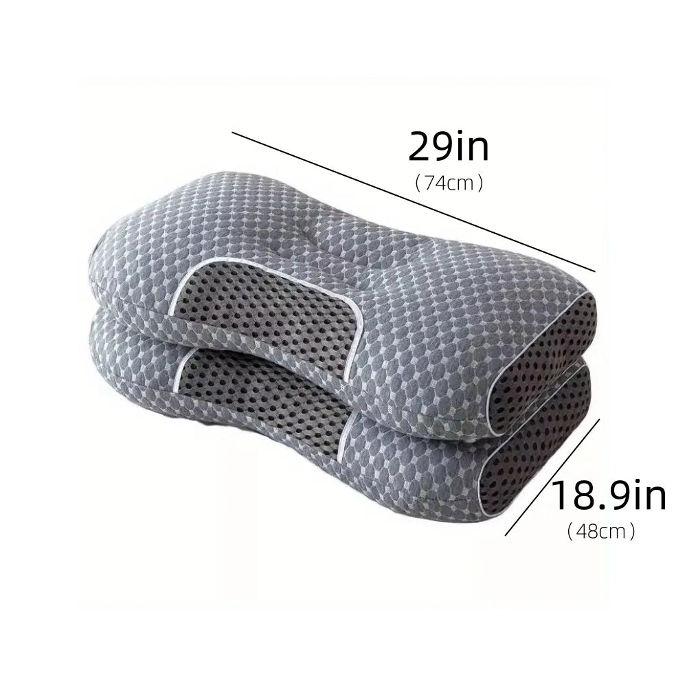 YBZ 3D Knitted Cotton Massage Pillow - grey(1pack) - Tenko Co., Ltd.