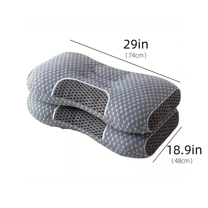 YBZ 3D Knitted Cotton Massage Pillow - grey(1pack) - Tenko Co., Ltd.