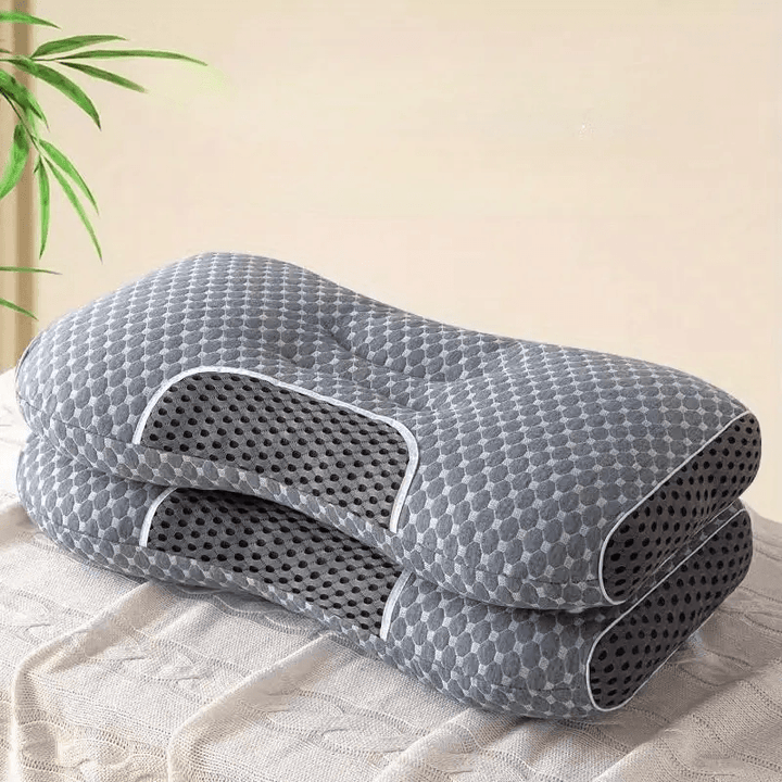 YBZ 3D Knitted Cotton Massage Pillow - grey(1pack) - Tenko Co., Ltd.