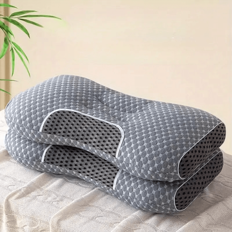YBZ 3D Knitted Cotton Massage Pillow - grey(1pack) - Tenko Co., Ltd.